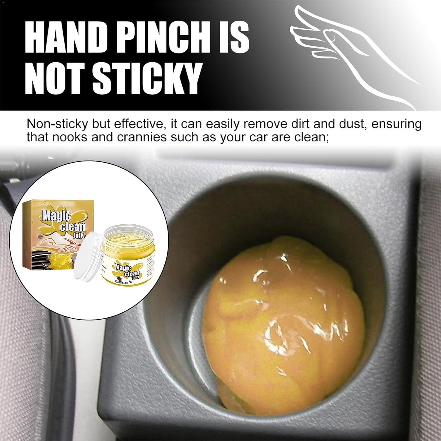 Miniatura 5 de Gel limpiador de polvo para automóvil